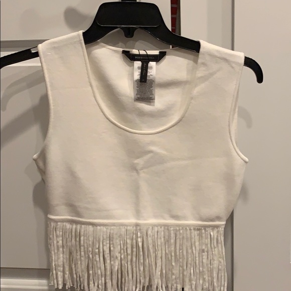 BCBGMaxAzria Tops - Bcbg fringe top